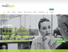 Tablet Screenshot of peoplescape.com.au